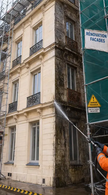 Nettoyage et traitement de façade