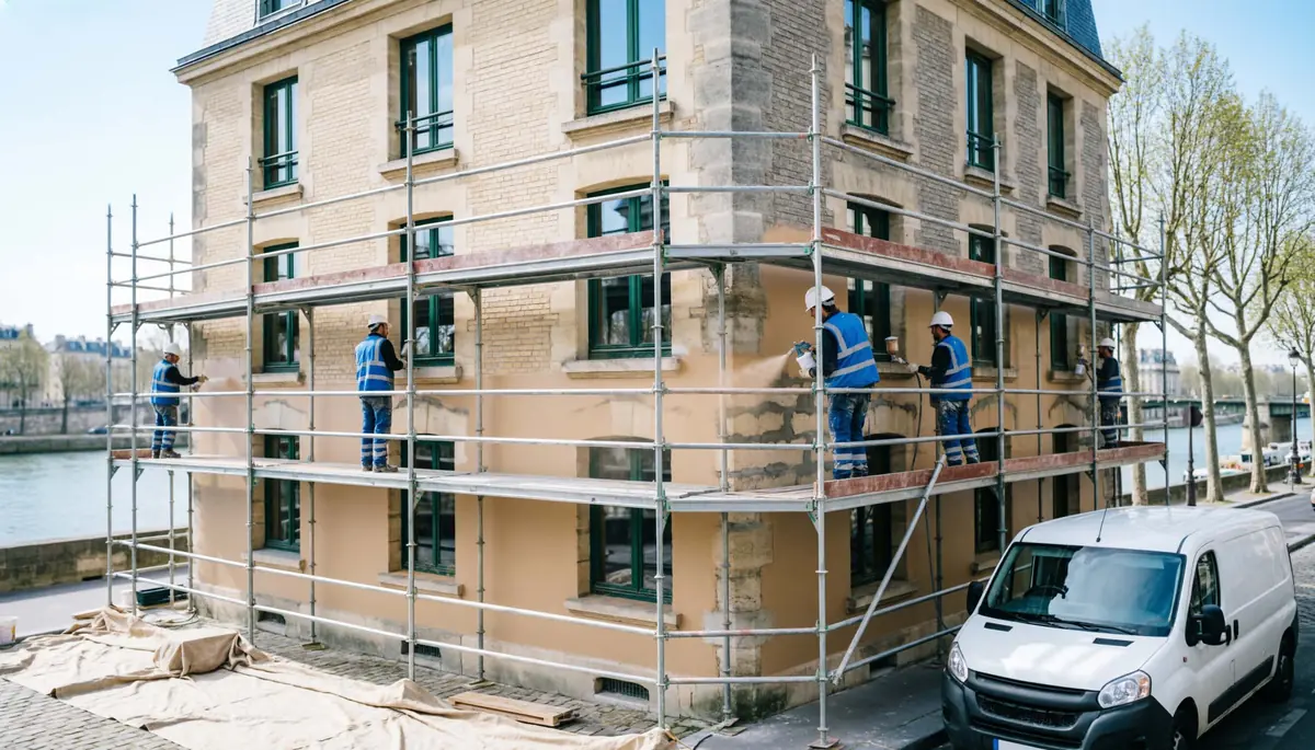 Ravalement de façade en Île-de-France